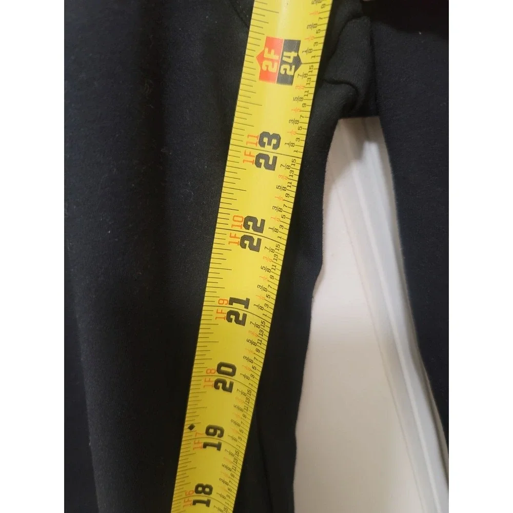 SPANX Black Ankle-Length Stretch Pants‎ With Elastic Waist Size XL/TG